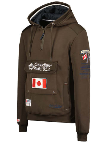 Canadian Peak Hoodie "Galapagos" in Braun