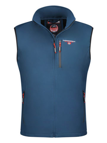 Canadian Peak Kamizelka softshellowa "Vakiteak" w kolorze granatowym