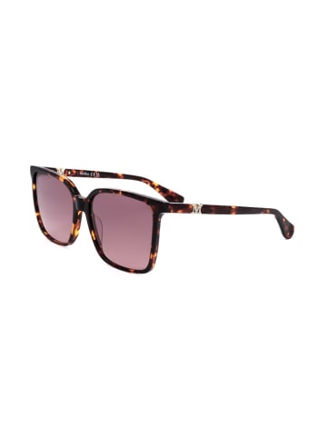 MaxMara Damen-Sonnenbrille in Braun/ Lila