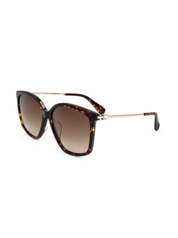 Max Mara Damskie okulary przeciwsłoneczne w kolorze brązowym