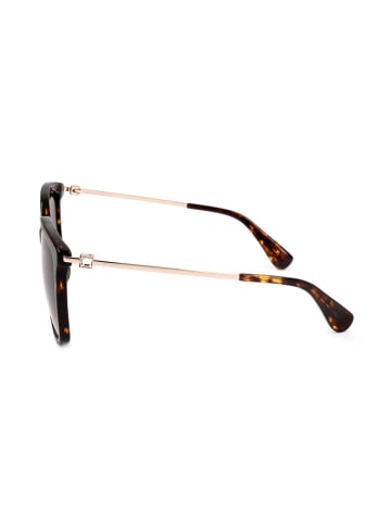 Max Mara Damskie okulary przeciwsłoneczne w kolorze brązowym