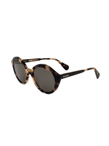 Max Mara Damskie okulary przeciwsłoneczne w kolorze brązowo-szaro-beżowym