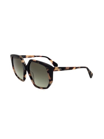 Max Mara Damskie okulary przeciwsłoneczne w kolorze brązowo-beżowym