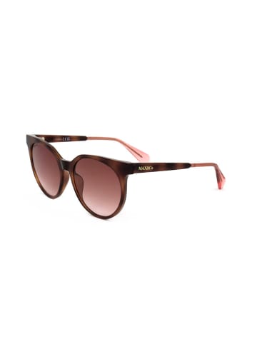 Max Mara Damskie okulary przeciwsłoneczne w kolorze brązowo-jasnoróżowym