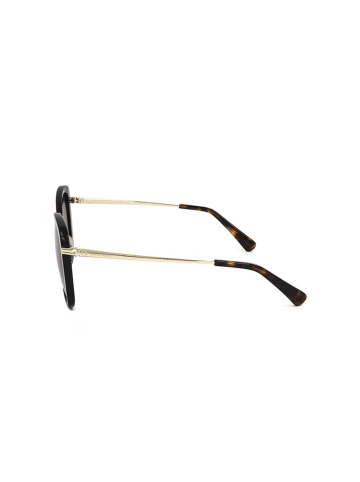 Longchamp Damskie okulary przeciwsłoneczne w kolorze złoto-cimnobrązowym