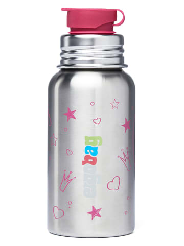 Ergobag Trinkflasche in Grau/ Pink - 500 ml