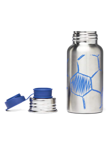 Ergobag Trinkflasche in Silber/ Blau - 500 ml