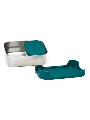 Ergobag 2-delige set: lunchboxen petrol - (B)17 x (H)6 x (D)12 cm