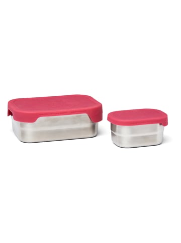 Ergobag 2-delige set: lunchboxen roze - (B)17 x (H)6 x (D)12 cm