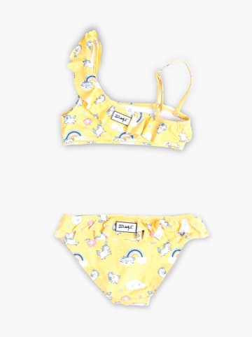 admas Biustonosz bikini "Unicornios" w kolorze żółtym