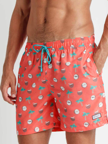 admas Badeshorts in Rot
