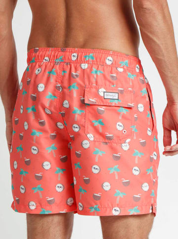 admas Badeshorts in Rot
