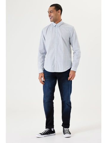 Garcia Koszula - Regular fit - w kolorze szaro-białym