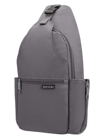 Puccini Brustbeutel in Grau - (B)18 x (H)36 x (T)8 cm
