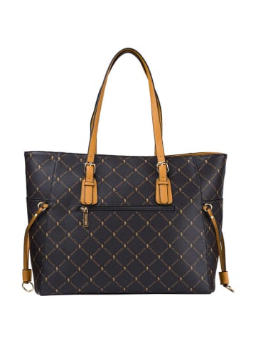 Puccini Shopper in Dunkelbraun - (B)43 x (H)30 x (T)12 cm