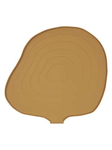 OYOY living design Tacka ociekowa „Mio” w kolorze musztardowym - szer. 39,6 x 43 cm