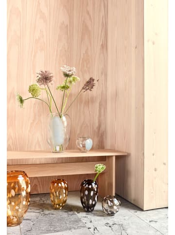 OYOY living design Vaas "Jali" bruin - (H)23 x Ø 14 cm