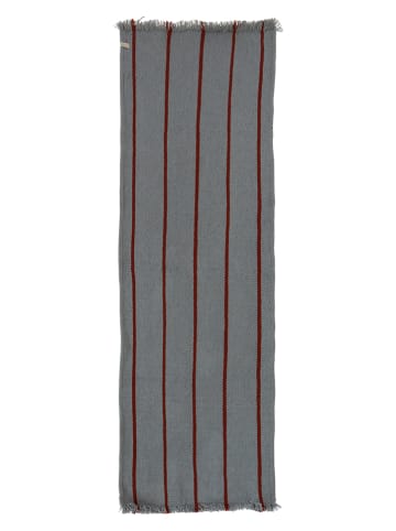 OYOY living design Dywan zewnętrzny "Lina" w kolorze szaro-brązowoczerwonym - dł. 220 x 62 cm