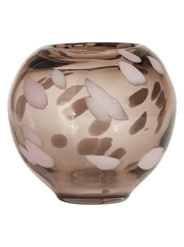 OYOY living design Vase "Jali" in Braun - (H)13 x Ø 14 cm