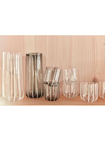 OYOY living design 2er-Set: Glas "Mizu" in Grau - 200 ml