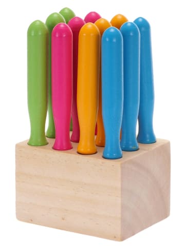 SUNNYSUE Houten blok voor 12 priknaalden naturel