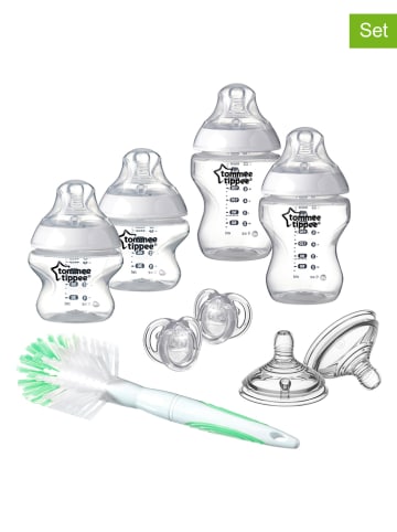 tommee tippee 9tlg. Babyflaschen-Set "Closer to Nature" in Transparent