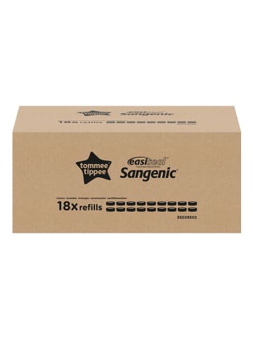 tommee tippee 18-delige set: navulcassettes voor luieremmer "Sangenic" zwart