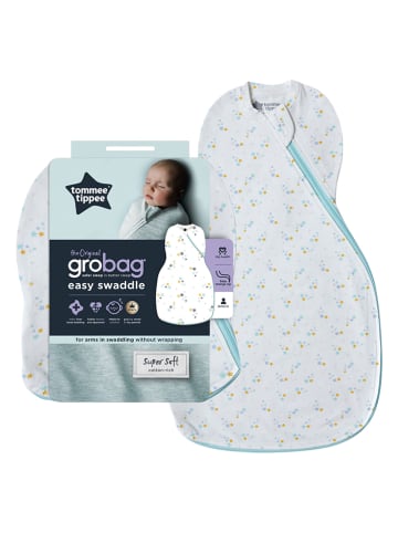 tommee tippee Babyschlafsack in Weiß/ Türkis - 1 TOG