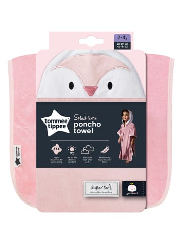 tommee tippee Ponczo kąpielowe "Penny the Penguin" w kolorze różowym