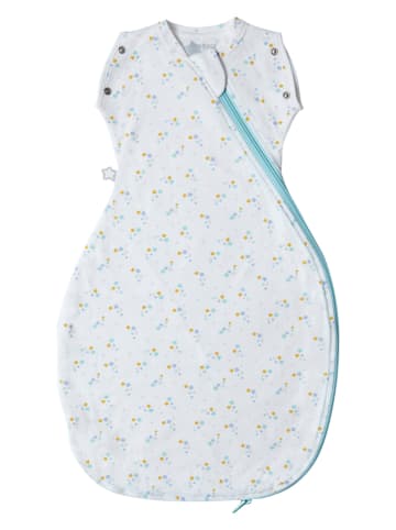tommee tippee Babyschlafsack in Weiß/ Türkis - 1 TOG