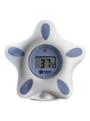 tommee tippee Digitalthermometer für Babybad und Babyzimmer "InBath" in Weiß/ Blau