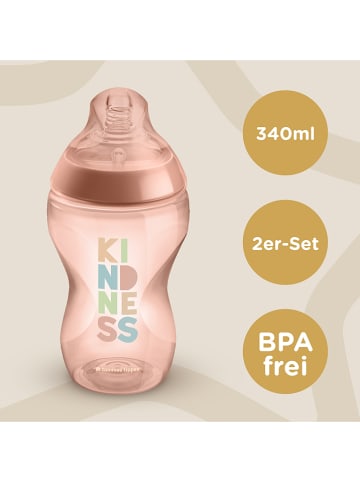 tommee tippee Butelki (2 szt.) "Closer to Nature" w różnych kolorach dla niemowląt - 340 ml