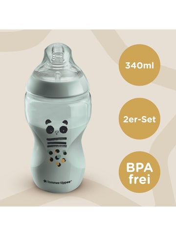 tommee tippee Butelki (2 szt.) "Closer to Nature" w różnych kolorach dla niemowląt - 340 ml