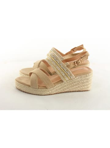 Poti Pati Sleehaksandalen beige