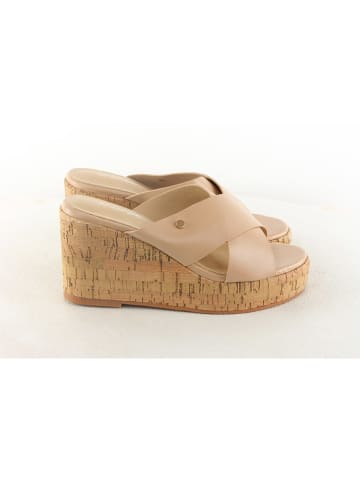 Poti Pati Keilpantoletten in Beige