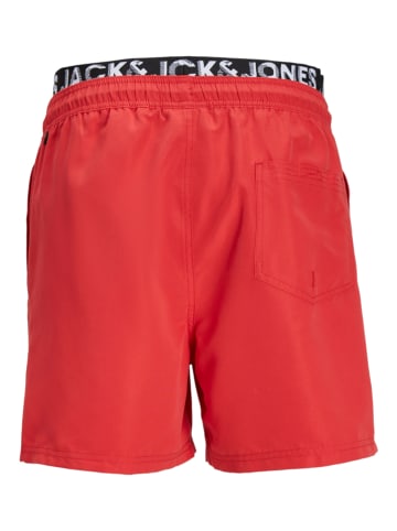 JACK & JONES Junior Badeshorts "Fiji" in Rot