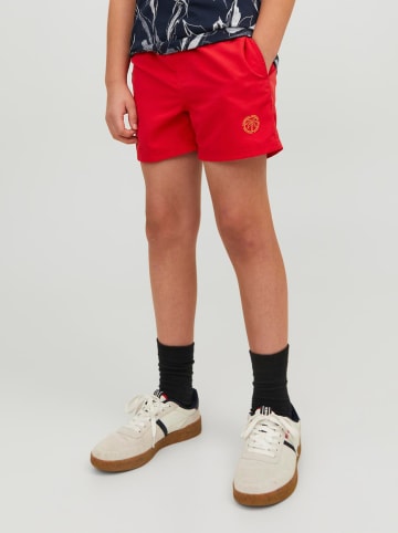 JACK & JONES Junior Badeshorts "Fiji" in Rot