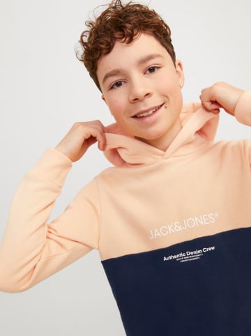 JACK & JONES Junior Bluza "Ryder" w kolorze pomarańczowo-granatowym