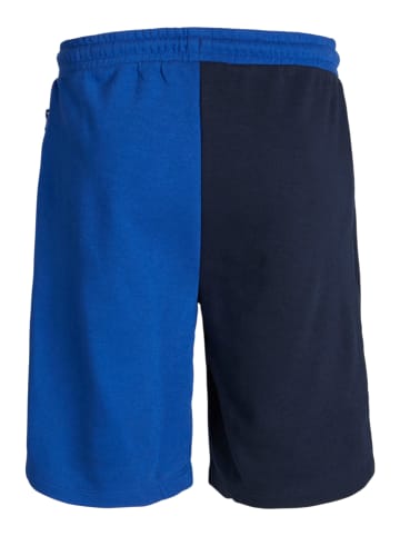 JACK & JONES Junior Sweatshort "Cole" donkerblauw/blauw