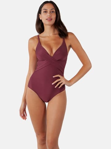Barts Modelujący strój kąpielowy "Isla" w kolorze fioletowym