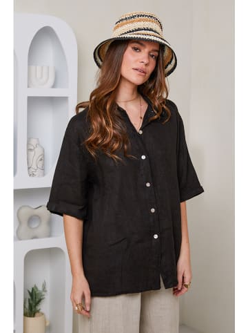 Rodier Lin Linnen blouse zwart