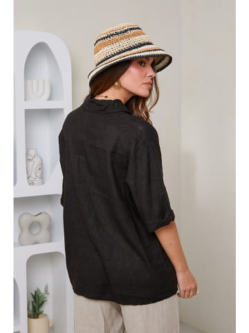 Rodier Lin Linnen blouse zwart