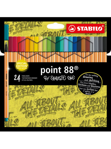 STABILO Fineliner "STABILO point 88 - Snooze One Edition" - 24 Stück