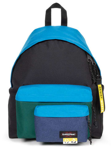 Eastpak Rucksack in Schwarz/ Hellblau - (B)31 x (H)40 x (T)23 cm