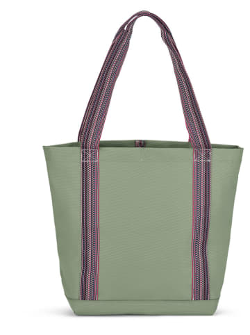 JanSport Schultertasche in Khaki - (B)36 x (H)42 x (T)14 cm