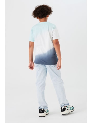 Garcia Shirt in Hellblau/ Weiß/ Dunkelblau