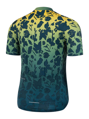 Protective Koszulka kolarska "Leaf" w kolorze morskim