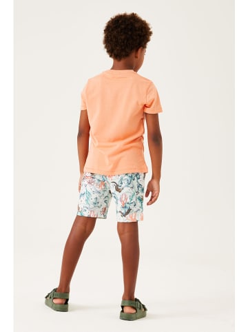 Garcia Shorts in Weiß/ Blau/ Orange