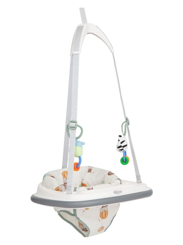 Graco Huśtawka "Bumper Jumper Up & Away" w kolorze białym na drzwi