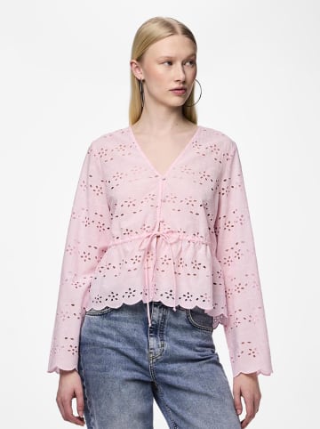 Pieces Bluse in Rosa